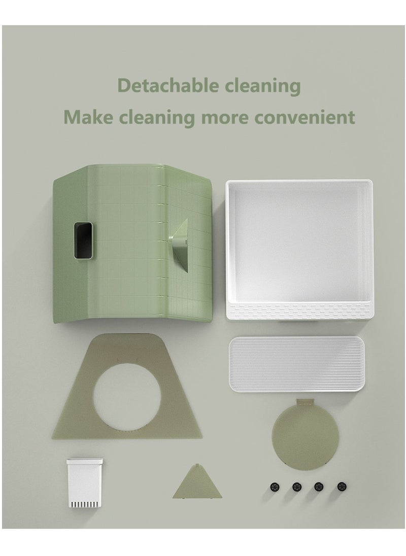 Arabest - Cat Litter Box - Stylish & Functional for Indoor Cats - Large Space, Leak-Proof, and Odor-Free - Includes Litter Scoop - Image 1