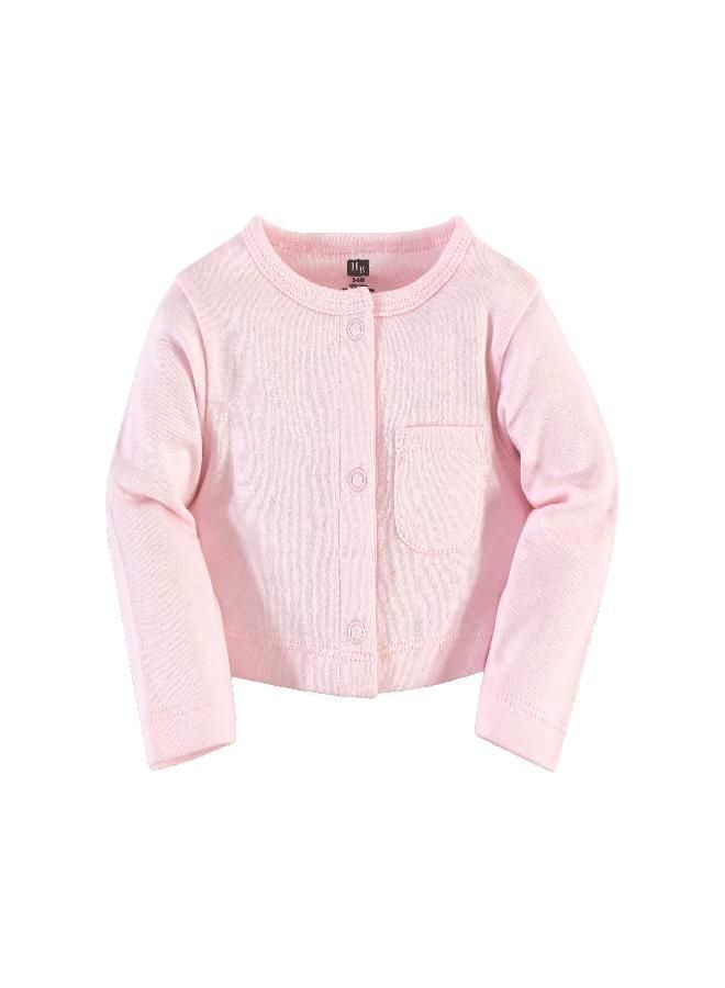 hudson baby Hudson Baby Infant Girl Cotton Dress and Cardigan Set Be Mine Valentine, 6-9 Months  - Image 5