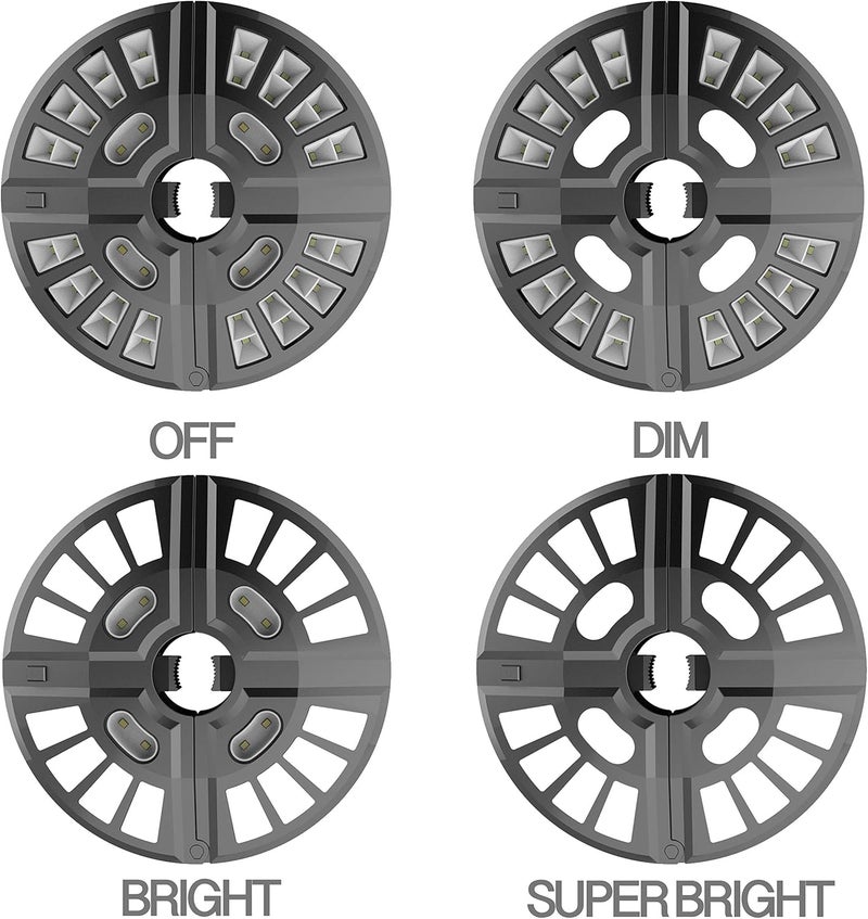Magictec Umbrella Light, 44 LED Patio Umbrella Cordless Lights with 3 Lighting Modes Operated by 4 AA Battery (NOT Include) for Patio Umbrellas Camping Tents or Outdoor Use - Image 3