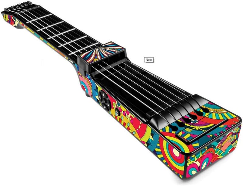 غطاء MightySkins متوافق مع Jamstik+ الجيتار الذكي المحمول - عجلات الزهور | واقي، متين، وفريد من نوعه | سهل التطبيق، الإزالة، وتغيير الأنماط | مصنوع في الولايات المتحدة الأمريكية