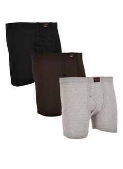 COZI Cozi Men's Cotton Boxers (Pack of 3)  - Image 3