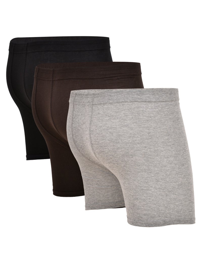 Cozi Men's Cotton Boxers (Pack of 3) - Image 4