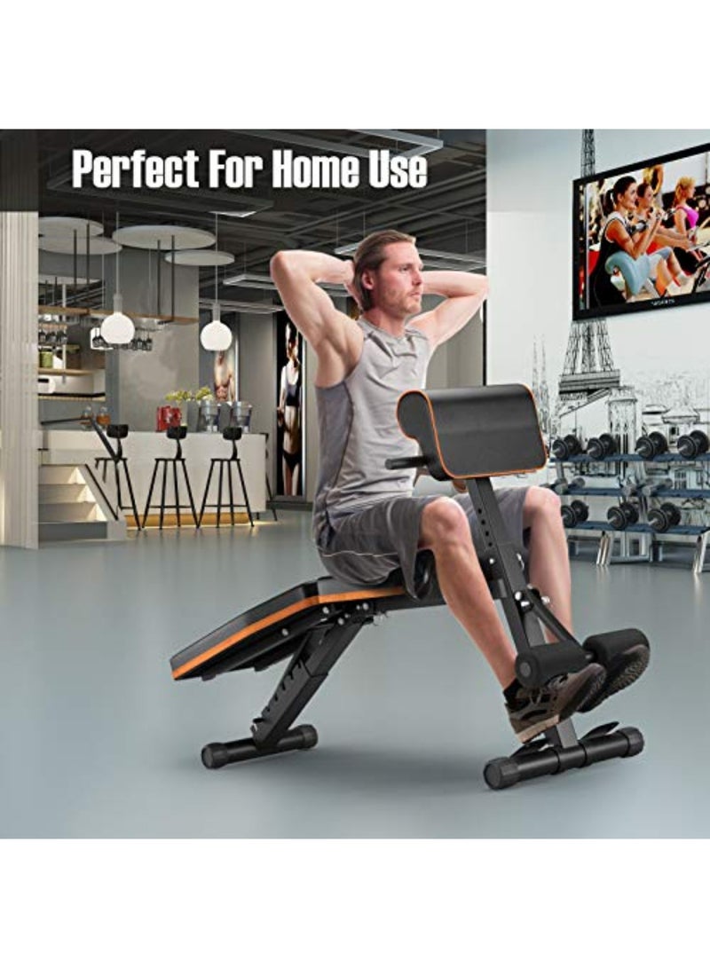 ماس مقعد لرفع الأوزان متعدد الاستخدامات للتمارين الرياضية لكامل الجسم قابل للطي متعدد الاغراض لممارسة التمارين الرياضية في المنزل وصالة الألعاب الرياضية طراز نايت يتحمل حتى وزن 250 كجم - Image 1