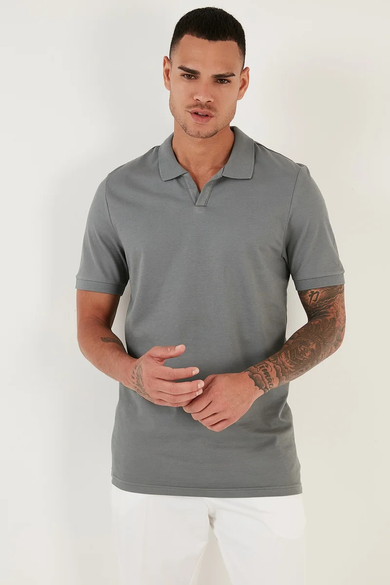 Buratti Slim Fit Cotton Polo T-Shirt Men's Polo T Shirt 5902141