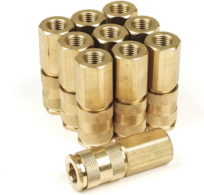 PRIMEFIT XHC1414FB6B10P XP Extreme Performance Series 10 Pack HiFlow VStyle Brass Coupler 14 x 14 Female - Image 1
