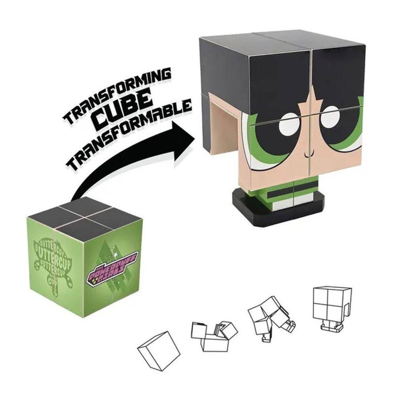 Qubi The Powerpuff Girls Buttercup Transforming Cube Figure (14 cm) - Image 4
