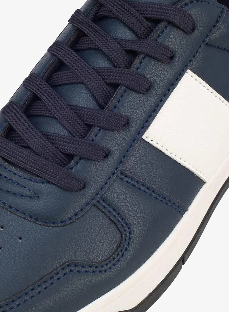 LBL by Shoexpress NAVY Men Lace-Up Ankle Sneakers for Men | Best Price UAE