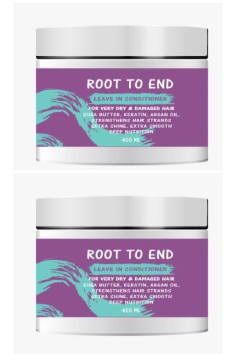 رووت تو إند روت تو اند بلسم للعنايه بالشعر بلسم وليف ان 400 مل 1+1