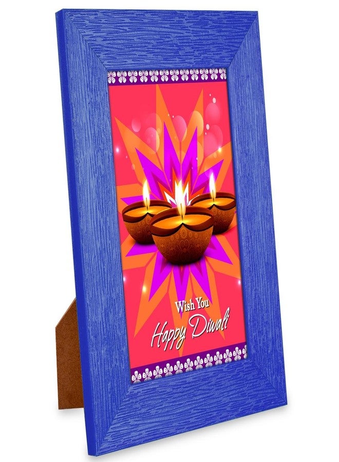 Alwaysgift Wish You Happy Diwali 2 Diyas, Ladies Wallet, Smiley Keychain, Quotation Photo Frame Combo Set - Image 2