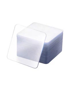 KASTWAVE 50PCS Double Sided Tape Heavy Duty, Large Adhesive Pads for Mounting, Extra Large Double Sided Tape Heavy Duty Removable, Double Sided mounting Tape for Walls, Adhesive Tape Nano Wall Mount Gel Tape  - Image 1