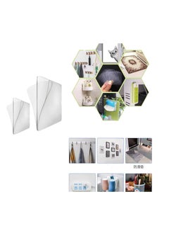 KASTWAVE 50PCS Double Sided Tape Heavy Duty, Large Adhesive Pads for Mounting, Extra Large Double Sided Tape Heavy Duty Removable, Double Sided mounting Tape for Walls, Adhesive Tape Nano Wall Mount Gel Tape  - Image 4