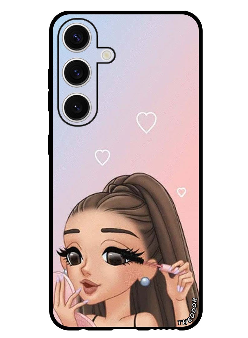 Theodor Protective Case Anti Scratch Shock Proof Bumper Cover For Samsung Galaxy S24 Plus Putting Makeup - Image 1