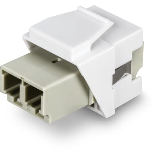 TRENDnet LC Duplex Fiber Optic Keystone Coupler Jacks– 5-Pack, TC-K05LC, Single-Mode & Multi-Mode Fiber Compatible, Recommended use with TC-KP24SA or TC-KP12V (Sold Separately) - Image 5