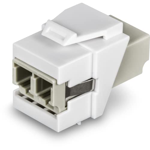 TRENDnet LC Duplex Fiber Optic Keystone Coupler Jacks– 5-Pack, TC-K05LC, Single-Mode & Multi-Mode Fiber Compatible, Recommended use with TC-KP24SA or TC-KP12V (Sold Separately) - Image 4