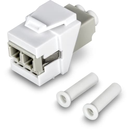 TRENDnet LC Duplex Fiber Optic Keystone Coupler Jacks– 5-Pack, TC-K05LC, Single-Mode & Multi-Mode Fiber Compatible, Recommended use with TC-KP24SA or TC-KP12V (Sold Separately) - Image 3