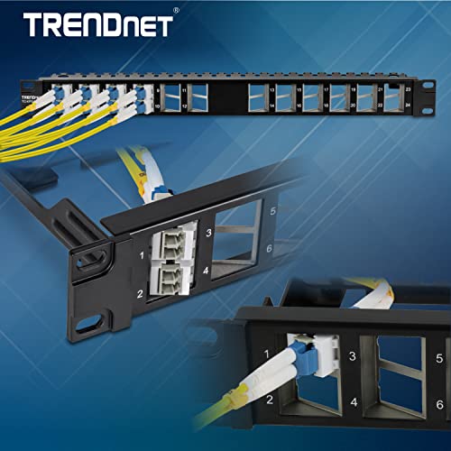TRENDnet LC Duplex Fiber Optic Keystone Coupler Jacks– 5-Pack, TC-K05LC, Single-Mode & Multi-Mode Fiber Compatible, Recommended use with TC-KP24SA or TC-KP12V (Sold Separately) - Image 2