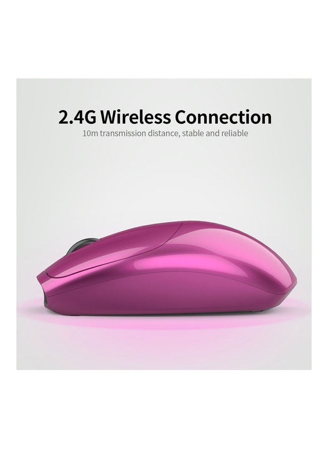 NIBEMINENT Mofii Sm395 2.4ghz Wireless Mouse Portable Ergonomic Pink  - Image 3