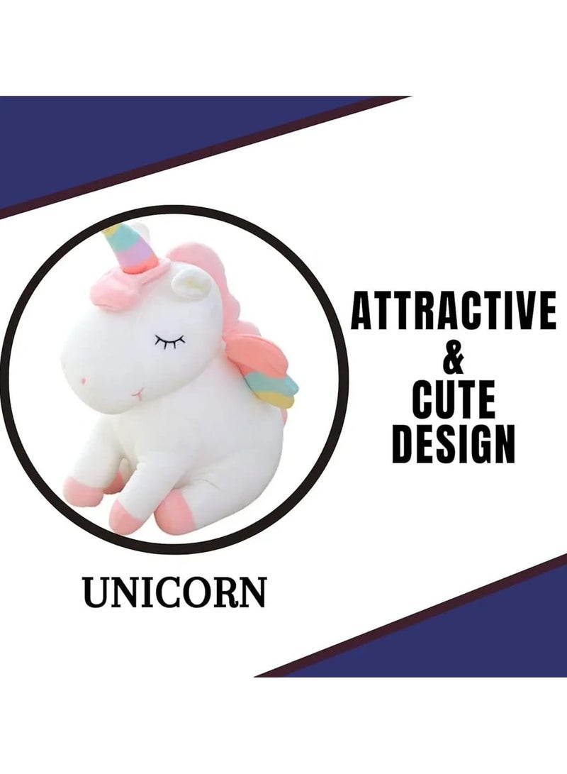 يونيكورن Magical Rainbow Unicorn Plush Doll – 60cm Large Soft Toy for Kids, Gifts & Nursery Decor - Image 3