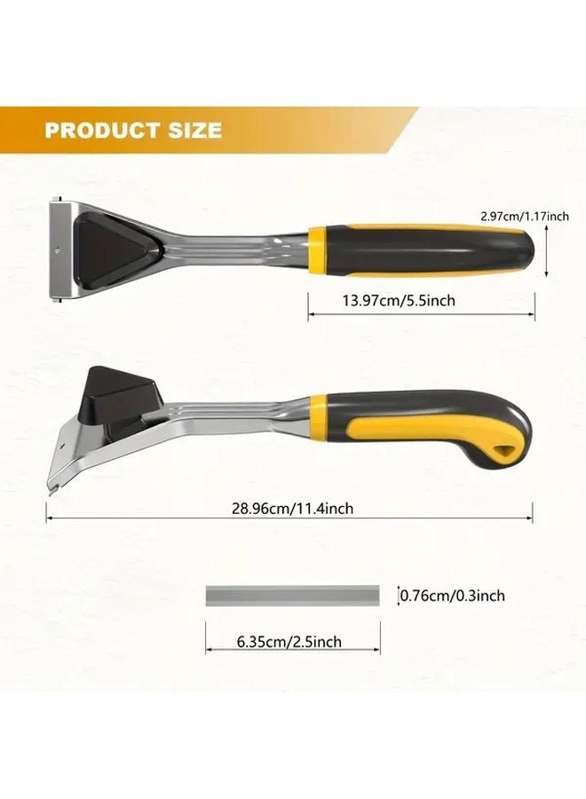 Polychrome Heavy Duty Carbide Scraper Tool Professional Paint Rust Adhesive Remover - Image 5