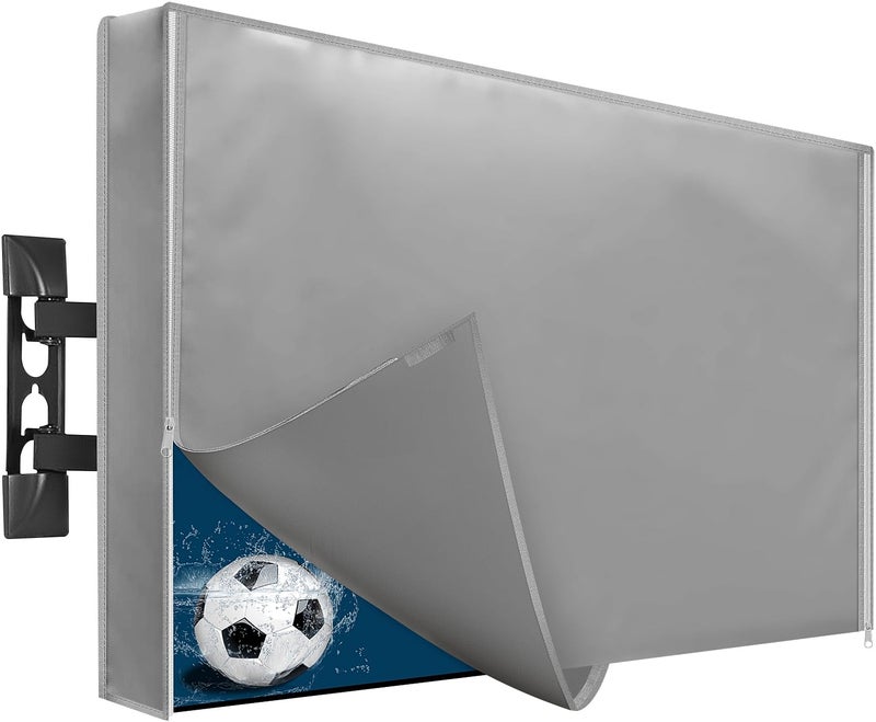 2win2buy Outdoor TV Cover 41 to 43 Inch Weatherproof, Waterproof Outside TV Covers Heavy Duty 600D Oxford TV Covers Outdoor TV Screen Protectors Shield with Zippers for Flat Screen Outdoor TVs - Image 1