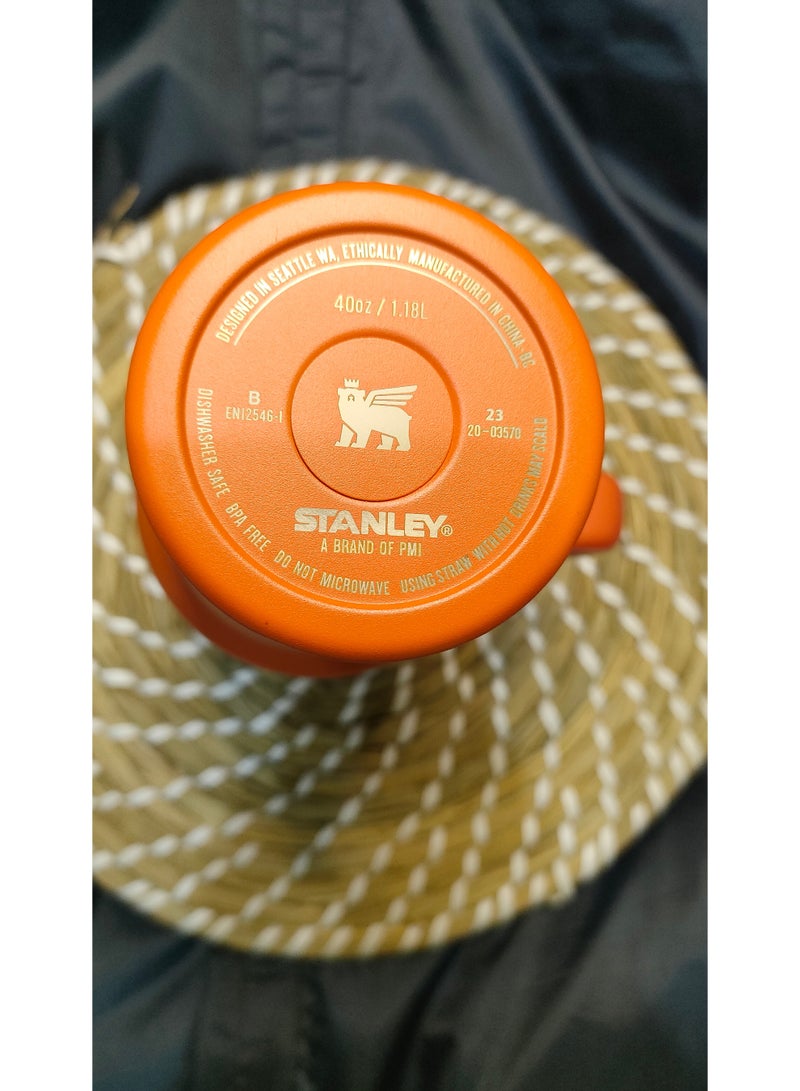Stanley Cup Quencher Stainless Steel 1200ml ( Orange ) - Image 1