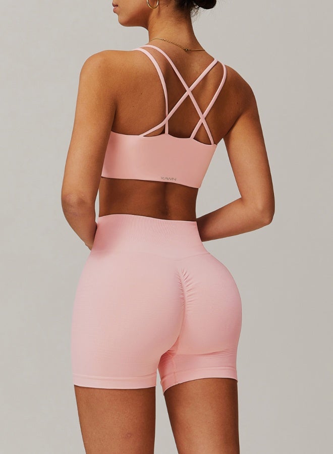 KAWN.YOGA Womens Striped Back Sports Bra  - Image 5