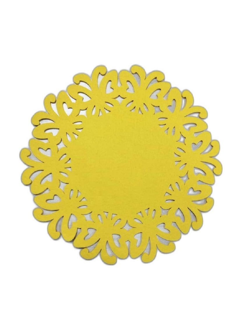 Party Magic Placemats Set 8pc - Yellow  - Image 2