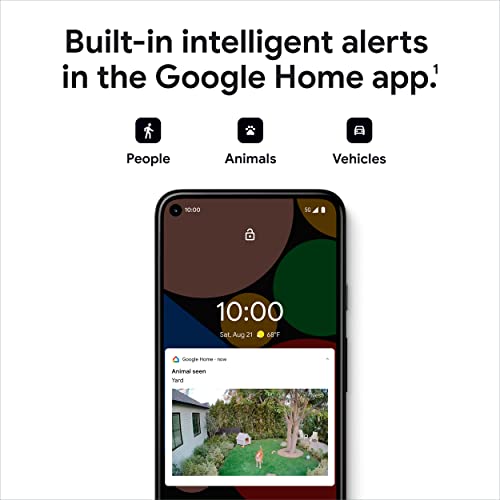 Google Nest Cam Outdoor or Indoor, Battery - 2nd Generation - 1 Pack - Image 2