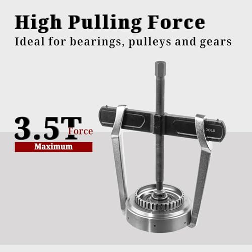 BILITOOLS 8" 2-Jaw Gear Puller, Internal External for Removal of Pulleys Flywheels Bearings & Gears - Image 4