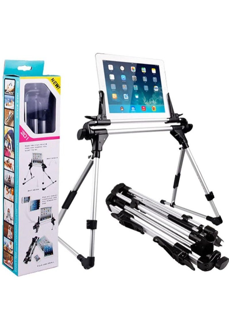 Portable iPad Stand Tablet PC Mount Tablet Holder Cradle for iPad or Smartphone - Image 1