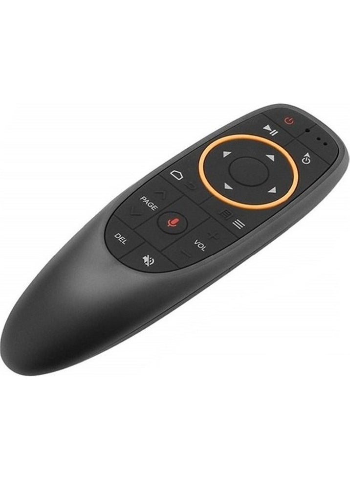 Weko - G10 Android-Windows-Mac-Linux-Tv Box Compatible Air Mouse with Voice Command 2.4ghz Smart TV Smart Remote Black - Image 1