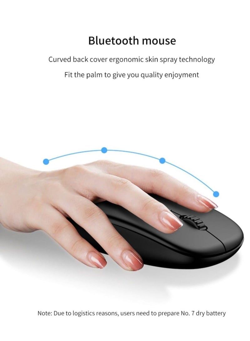 لوحة مفاتيح لاسلكية متوافقة مع Huawei Mate XT، مع غطاء حماية معدني قابل للطي، لوحة مفاتيح بلوتوث وماوس، مع قلم سعوي وحامل قلم لهواوي ميت XT (أسود) - Image 3