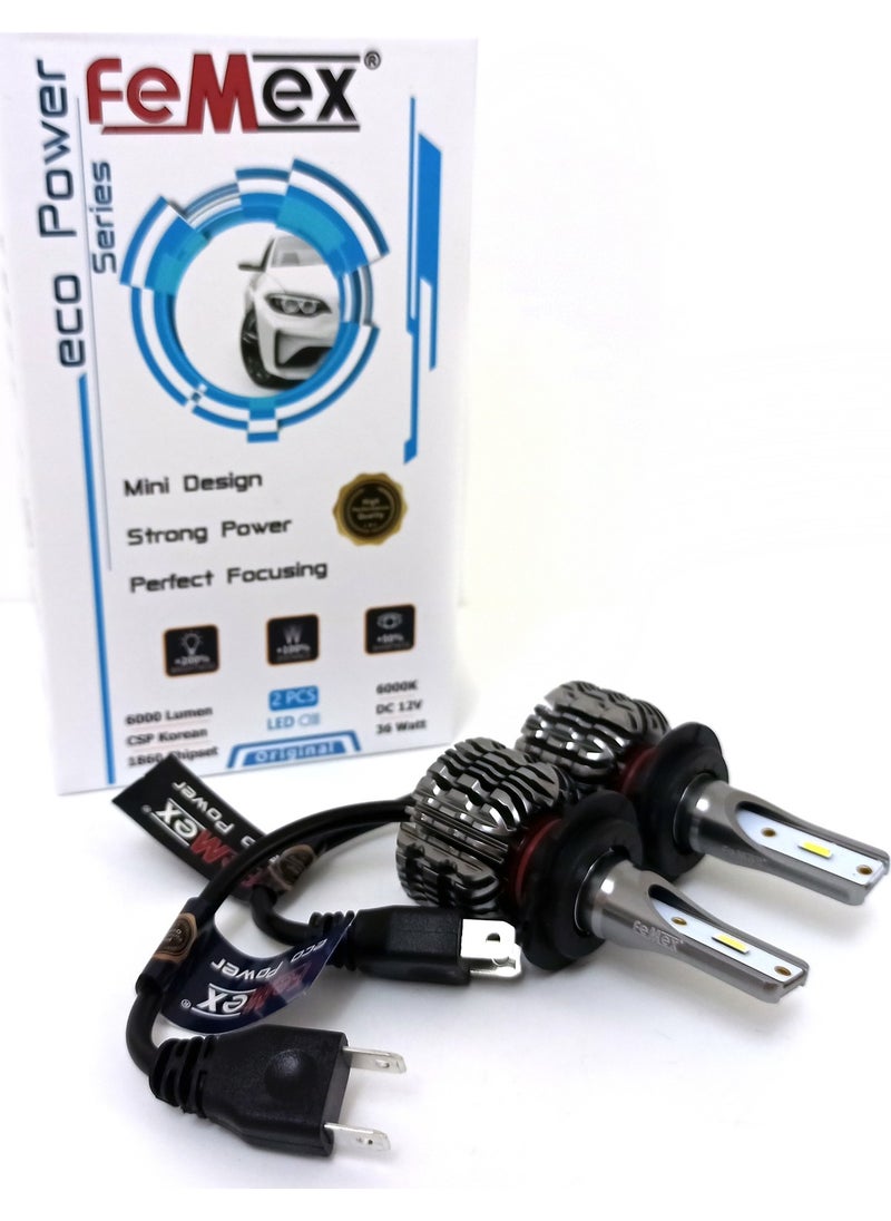 Femex Eco Power H7 Lightning Effect Csp LED Xenon  - Image 1