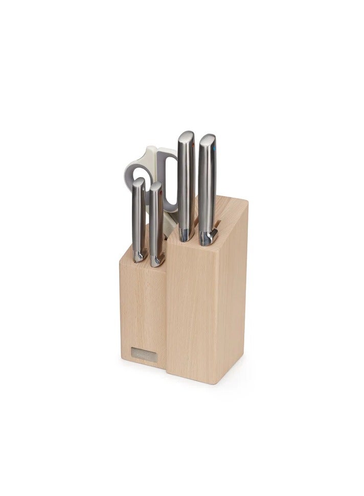 Joseph Joseph Elevate Fusion 5pc Knife & Scissor Block - Image 1