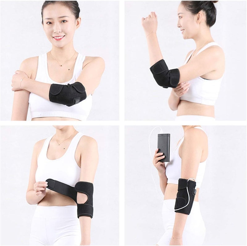 klarako 5V Elbow Brace, Heat Therapy Pain Relief Elbow Support, 3 Gears Arm Guard Brace Protection for Health Care - Image 4