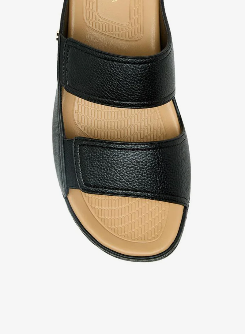 Flora Bella By Shoexpress BLACK Flora Bella Women Strap Sandals for Women | Best Price UAE