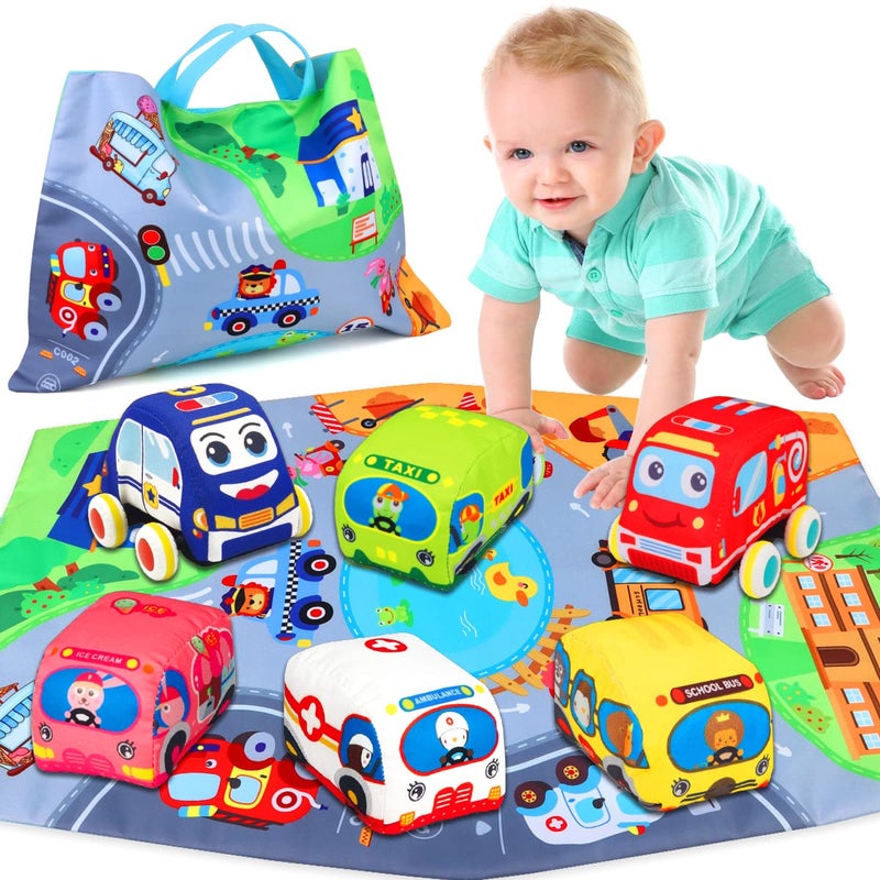 LOVKIZ Baby Toys 6 to 12 Months  Soft Car Toys for 1 Year Old Boy Girl with Playmat Storage Bag  Infant Baby Toys 1218 Months Toddler Toys Age 12  1st Birthday Gifts 1 2 3 Years Old Baby - Image 4