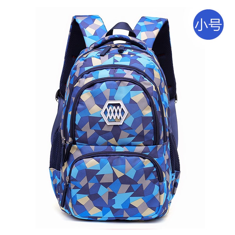 Girls Backpack Lightweight Grade 6 Schoolbag Small blue  - Image 1