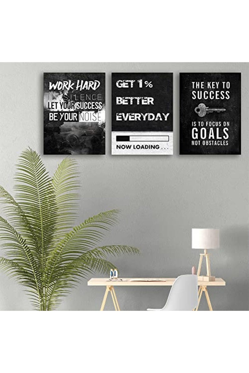 Yetaryy Inspirational Quotes Canvas Wall Art - Image 3