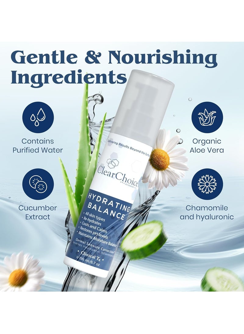 clear choice Clear Choice Hydrating Balance Facial Mist 6.7oz – Rejuvenating Spray for All Skin Types, Tightens Pores, Prolongs Makeup, Restores pH Balance  - Image 2