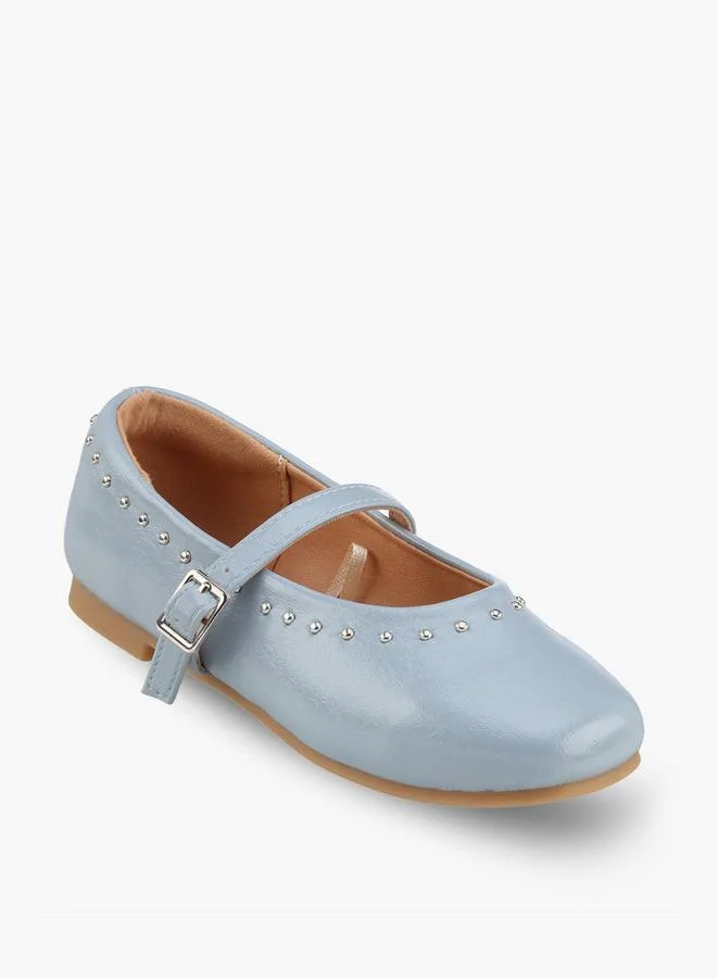 Juniors Girls Studded Mary Jane Shoes