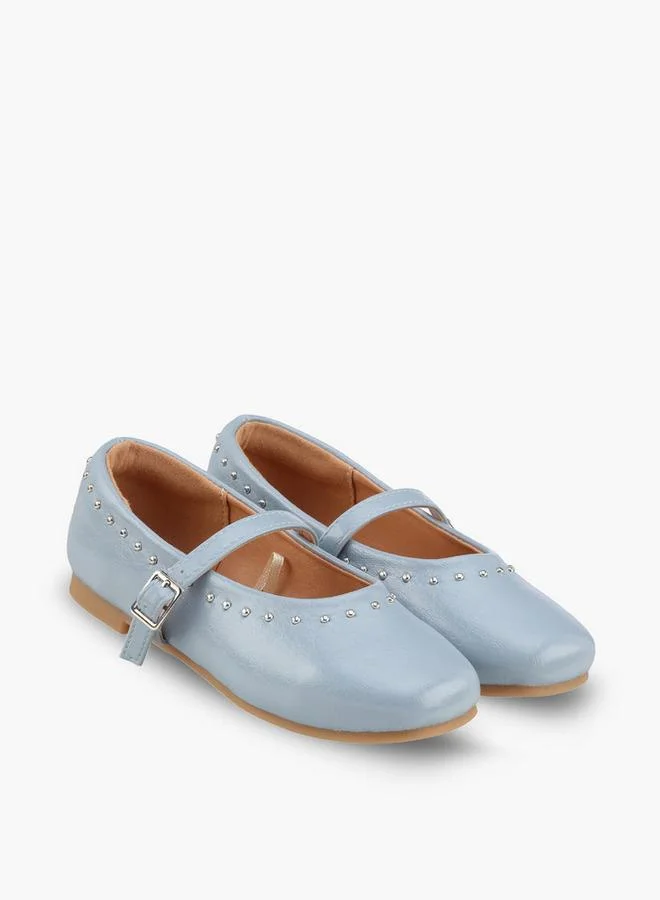 Juniors Girls Studded Mary Jane Shoes