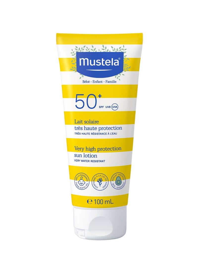 Mustela Very High Protection Sun Lotion SPF 50+ - Image 1