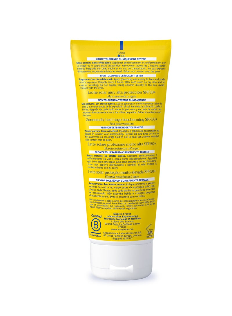 Mustela Very High Protection Sun Lotion SPF 50+ - Image 2