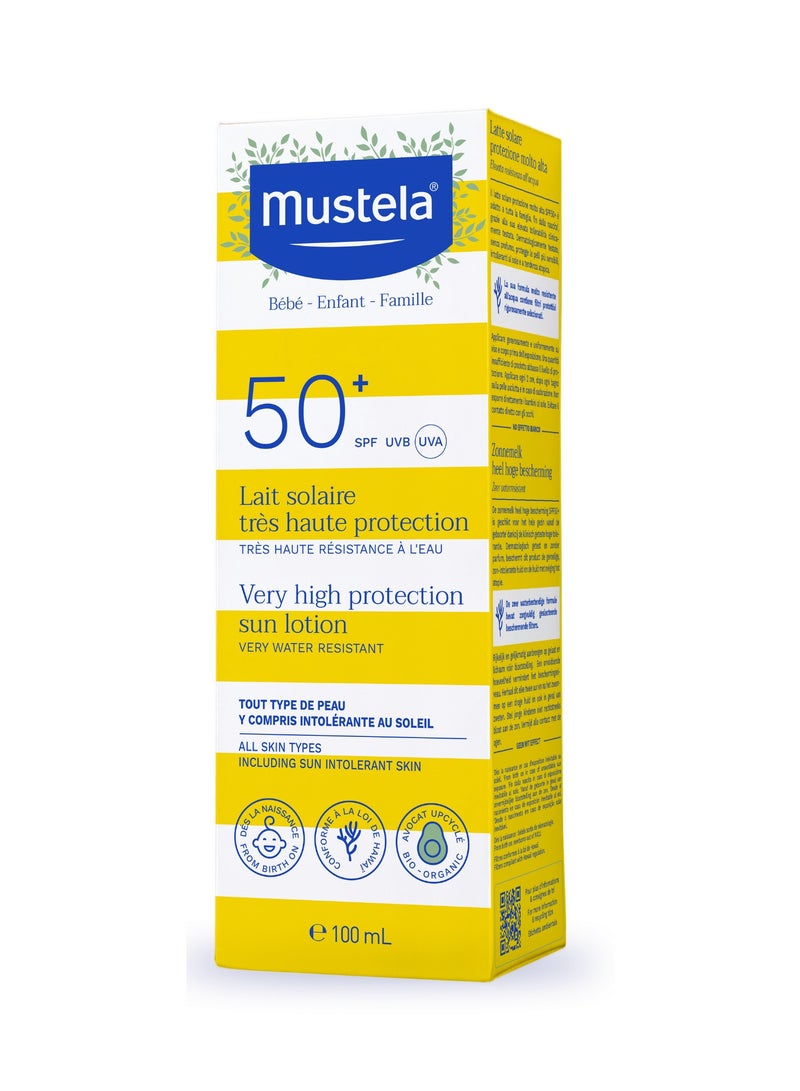 Mustela Very High Protection Sun Lotion SPF 50+ - Image 3