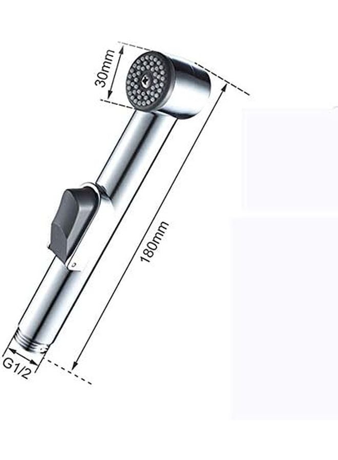 رذاذ المرحاض المحمول باليد من ABS للمرحاض وحمام الحيوانات الأليفة وغسالة حفاضات القماش - Image 5
