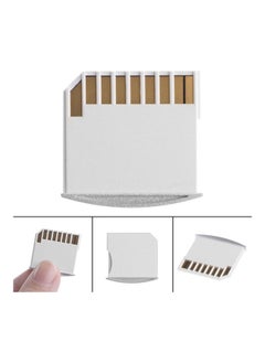 NIBEMINENT High Quality Micro SD Card Adapter White  - Image 1