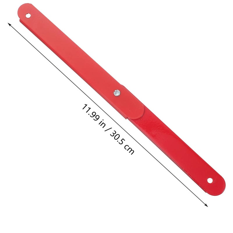2 Pcs Heavy Duty Ladder Hinges with Tie Rods Easy Installation Coated Finish - Image 3