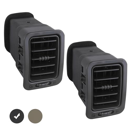 APPERFiT Dash A/C Air Vent Passenger Side (Dark Gray) Compatible with 1999-2007 Chevrolet Chevy Avalanche Silverado Tahoe Suburban/GMC Sierra Yukon/Cadillac Escalade Replaces 15169326 74936 - Image 1