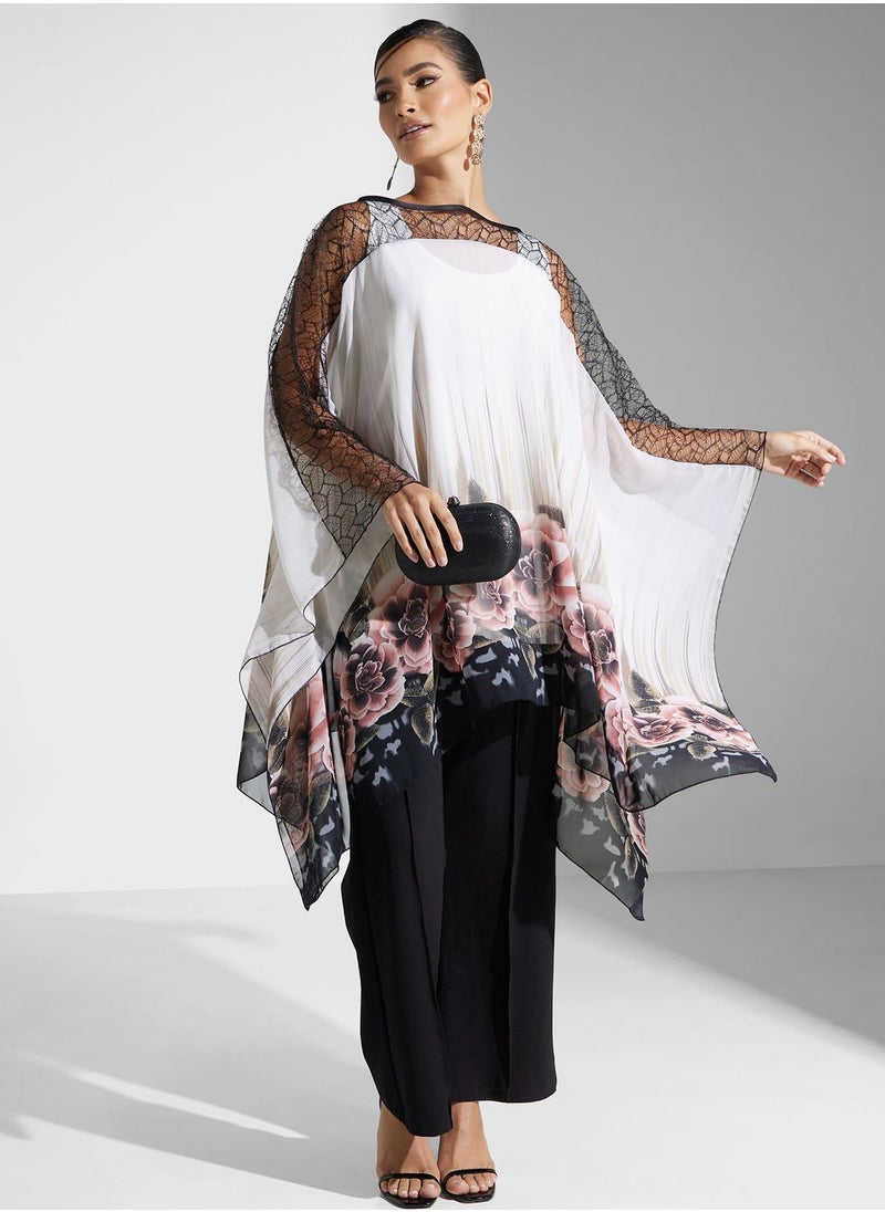 Golden Apple - Floral Print Dress - Image 1